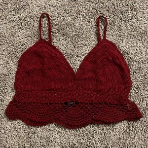 Forever 21 Crochet Crop Top